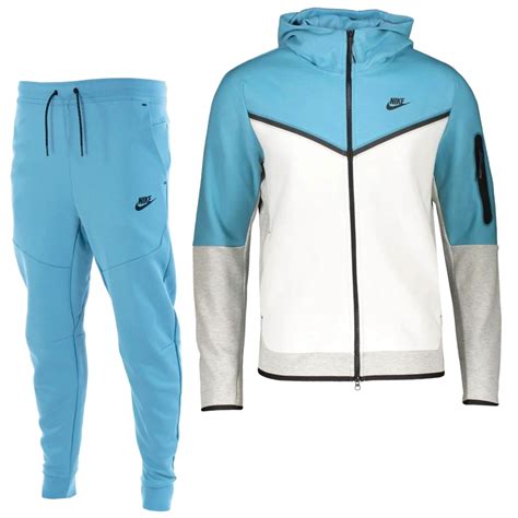 blauw met wit nike tech|Nike Tech Fleece Trainingspak Lichtblauw Wit Grijs .